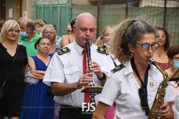 El Goro despide sus fiestas patronales con la procesión de la patrona/TA y Francisco Javier Santana.